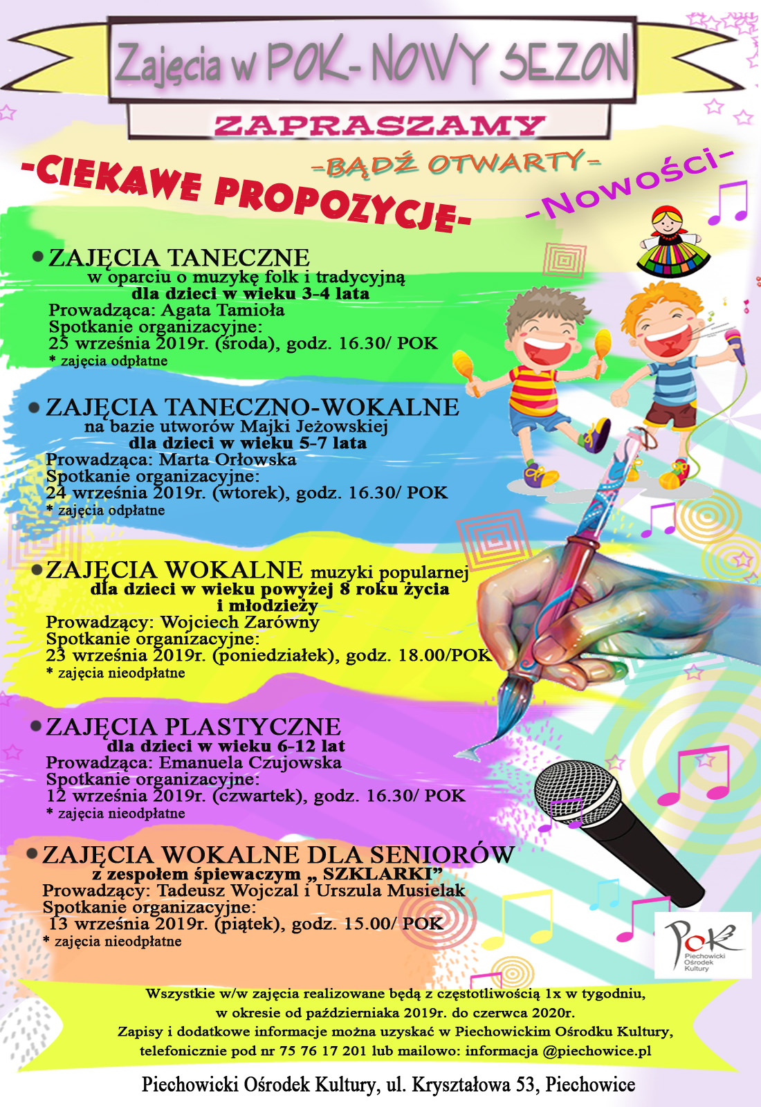 PLAKAT ZAJĘCIA