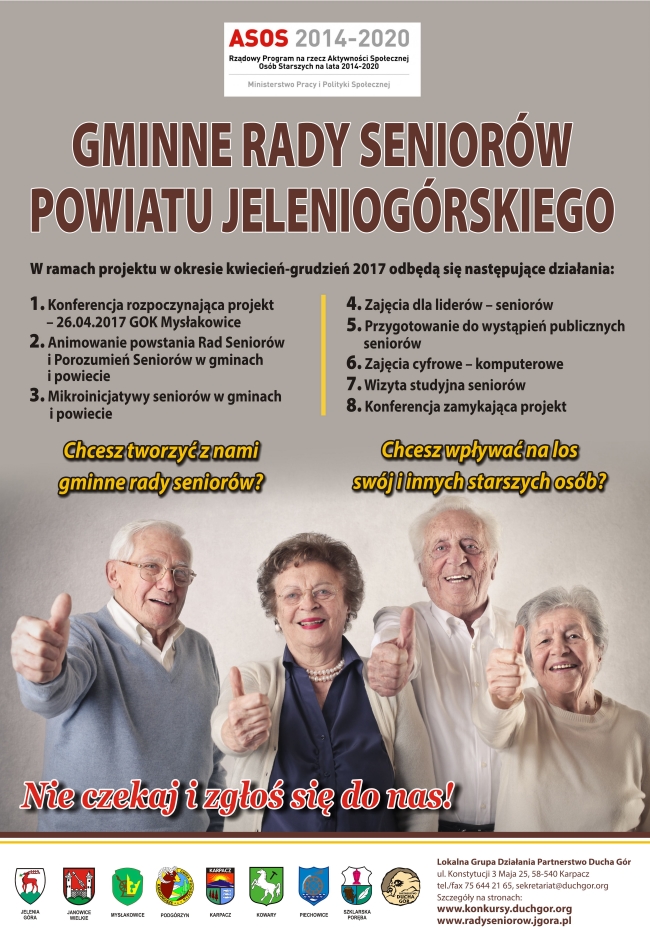 PLAKAT gminne rady seniorow