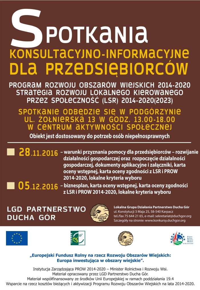 plakat spotkania listopad 2016