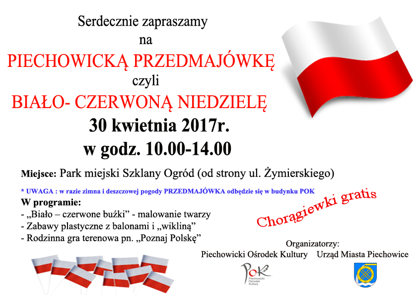 przedmajówkowy plakat
