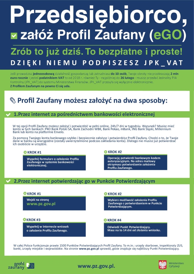 Plakat Profil Zaufany