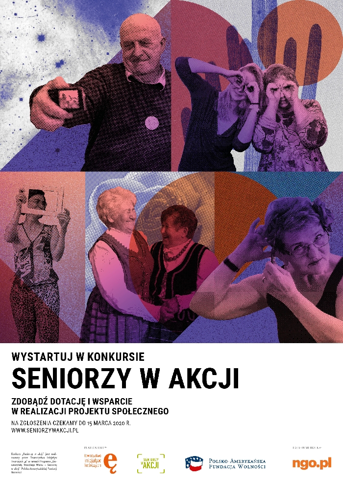 Seniorzy w akcji plakat11032020