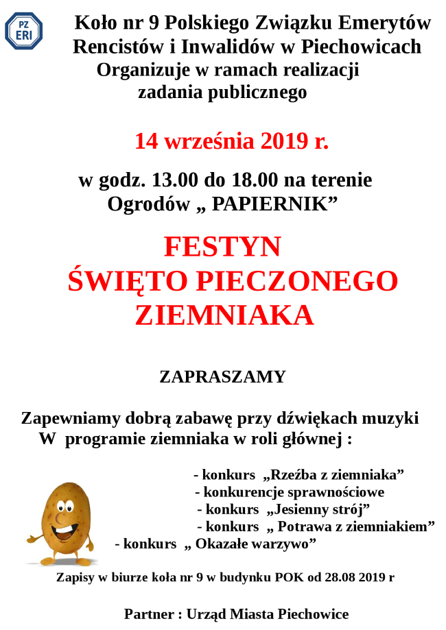 ogłoszenie ziemniak 2019