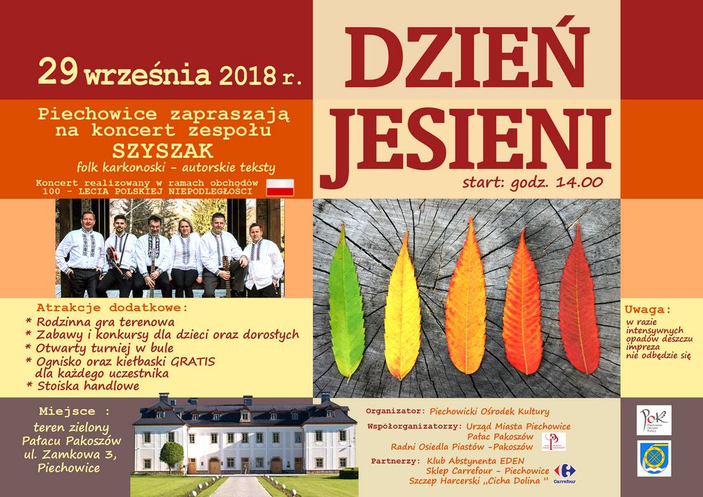 tn Dzień jesieni plakat