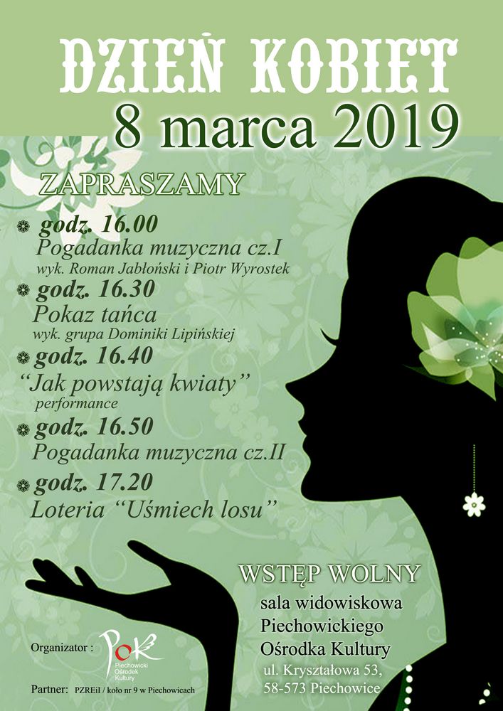 tn dzień kobiet 2019 plakat
